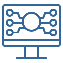 Icone ordinateur infogérence - ASB Conseil