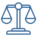 Icône balance - Assistance juridique - ASB Conseil